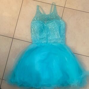 Elegant Blue Girls/ preteen Dress size 14/16